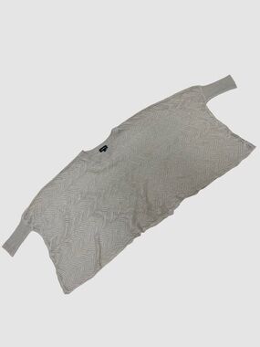 2000s Y2K BEBE Metallic Oversized Pancho Style Knit Sweater